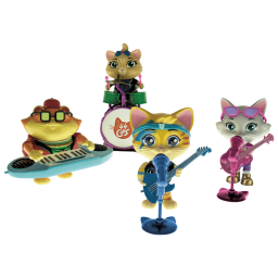 3 Meow Musical Figurines all