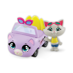 Collectible Meow pull back cars Milady